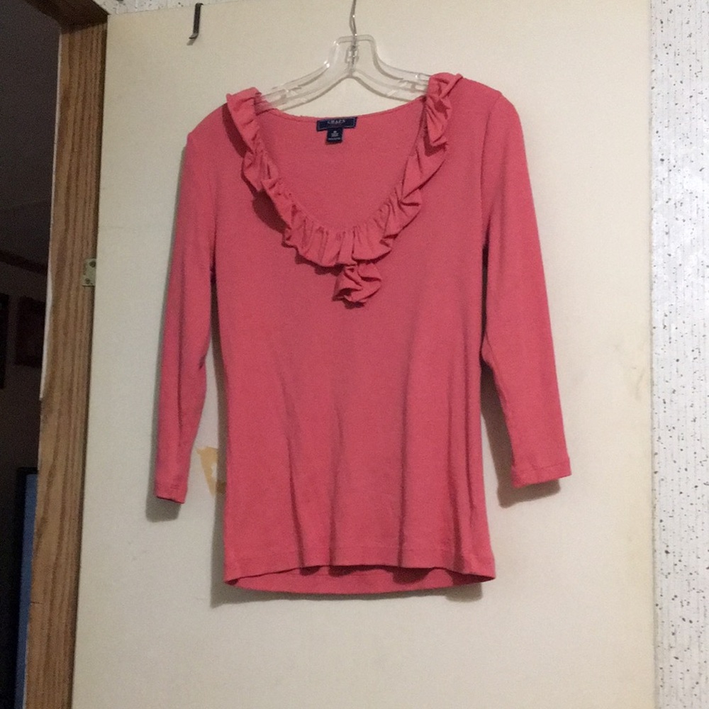 chaps 3/4 sleeve top sizeM